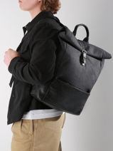 Sac  Dos Business Light 2 Compartiments Etrier Gris light ELIG8102-vue-porte