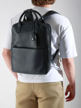 Leather Flandres Backpack Etrier Blue flandres EFLA8272-vue-porte