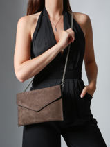 Pochette De Soire L Paddock Cuir Etrier Marron paddock EPAD075L-vue-porte