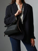 Shoulder Bag Cavalier Leather Etrier Black cavalier ECLR135M-vue-porte