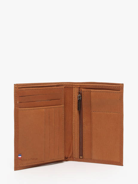 Leather Wallet Oil Etrier Brown oil EOIL271 other view 1