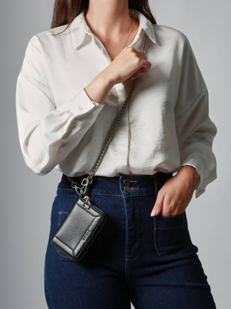 Coin Purse Altesse Leather Etrier Black altesse EALT096M other view 1